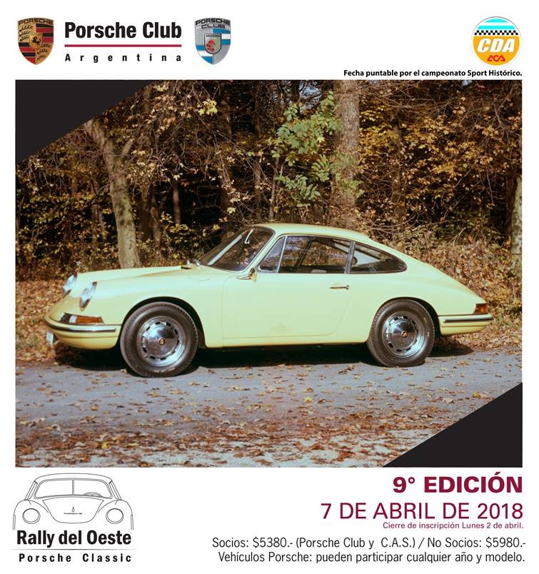 IXº Rally del Oeste Porsche Classic